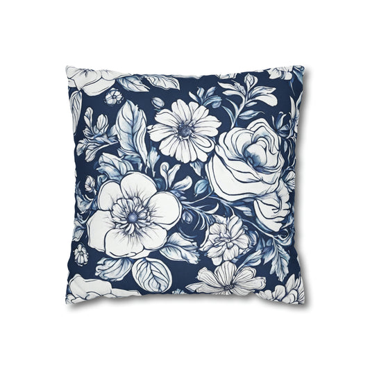 Blue Watercolour Flowers