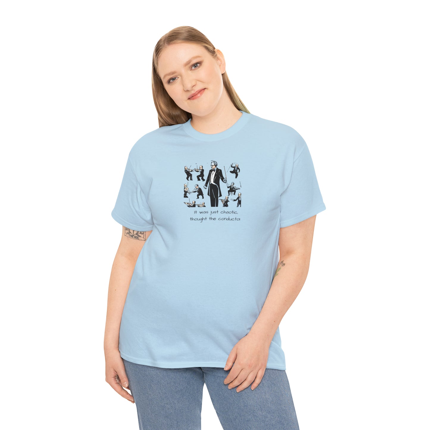 Unisex Heavy Cotton Tee - Conductor Chaos
