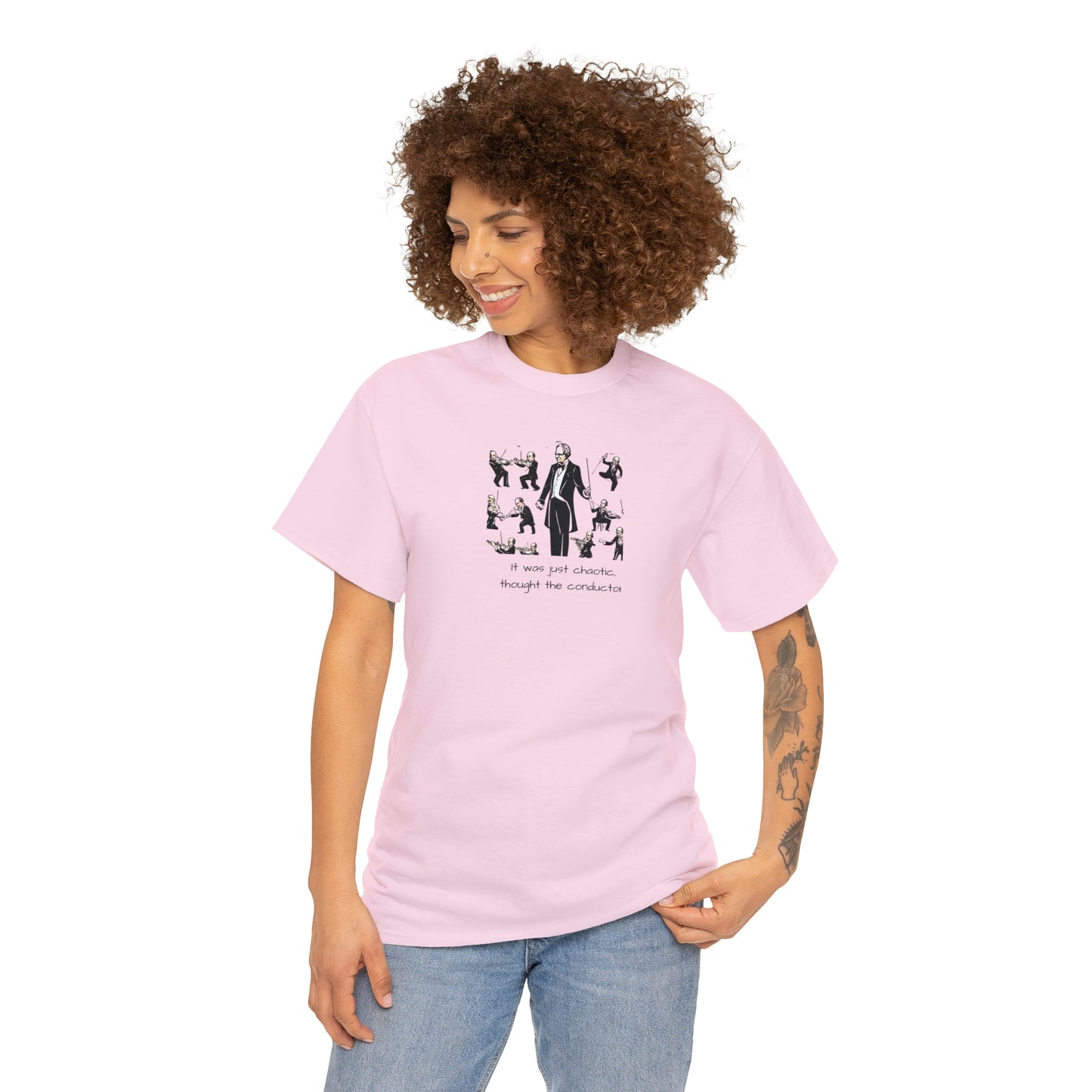 Unisex Heavy Cotton Tee - Conductor Chaos
