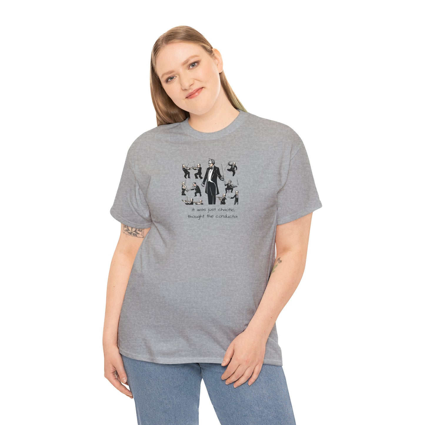Unisex Heavy Cotton Tee - Conductor Chaos