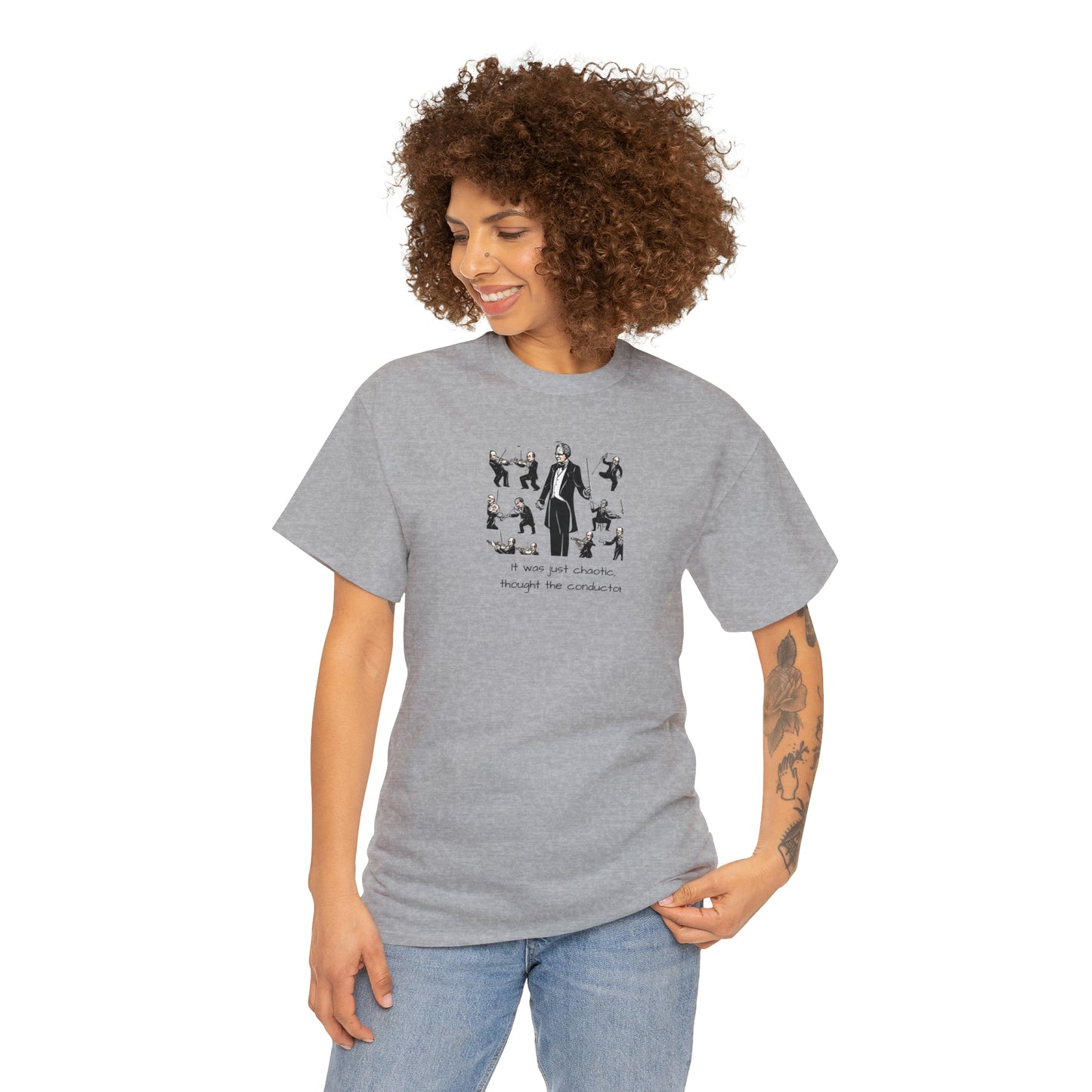Unisex Heavy Cotton Tee - Conductor Chaos