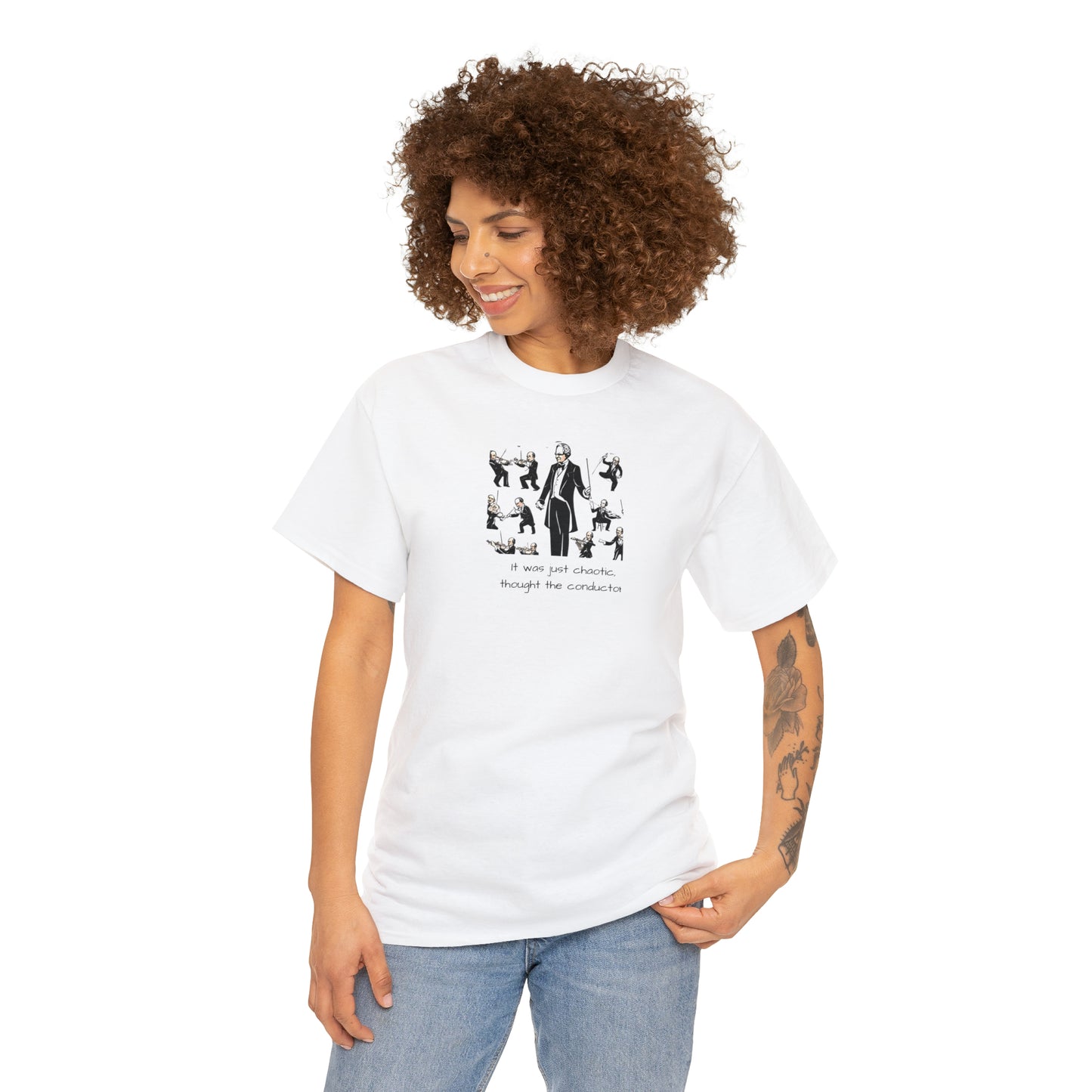 Unisex Heavy Cotton Tee - Conductor Chaos