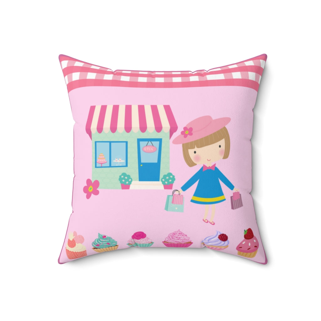 Cupcakes in Paris Cushion Cover