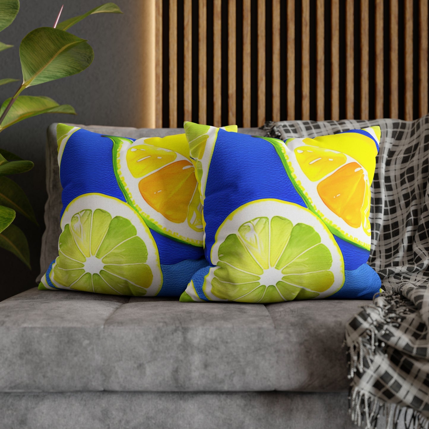 Blue and Yellow Lemons.