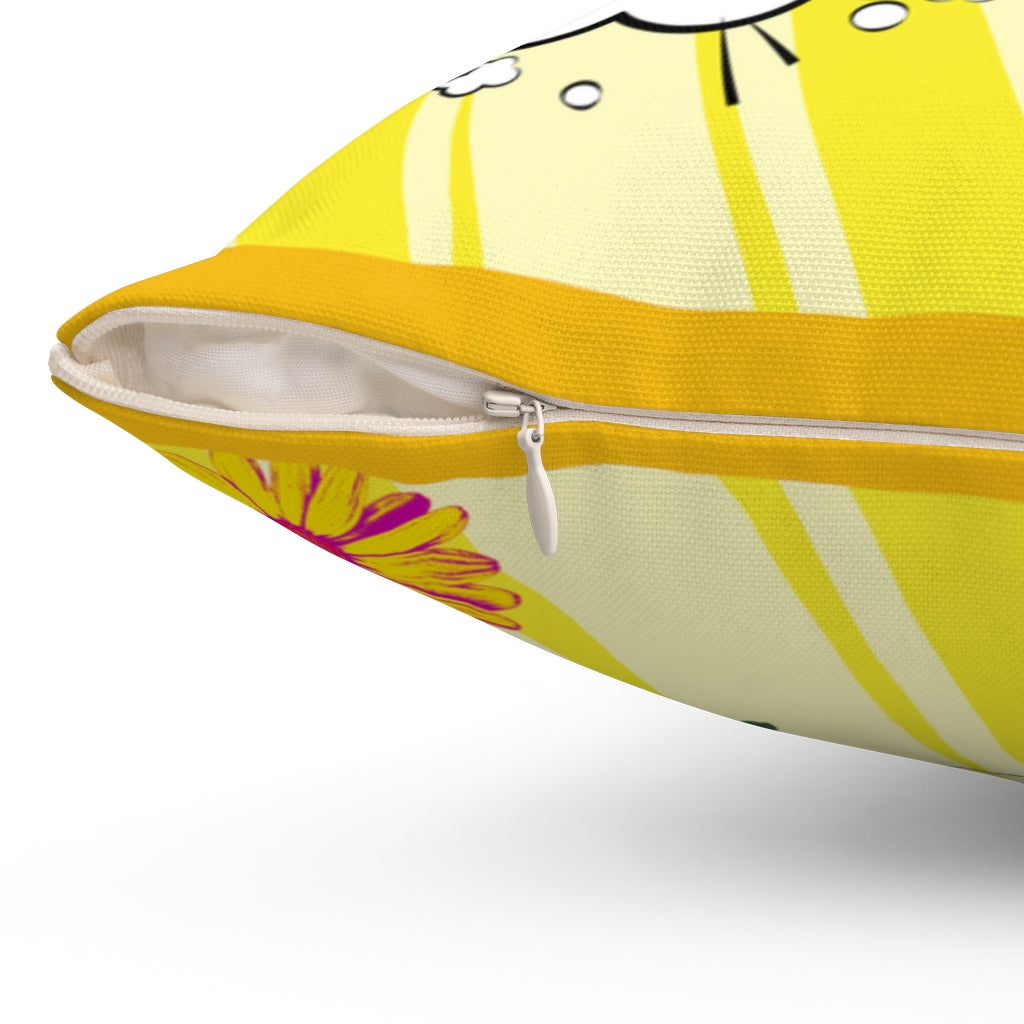 Sunshine and Lollipops Cushion Cover