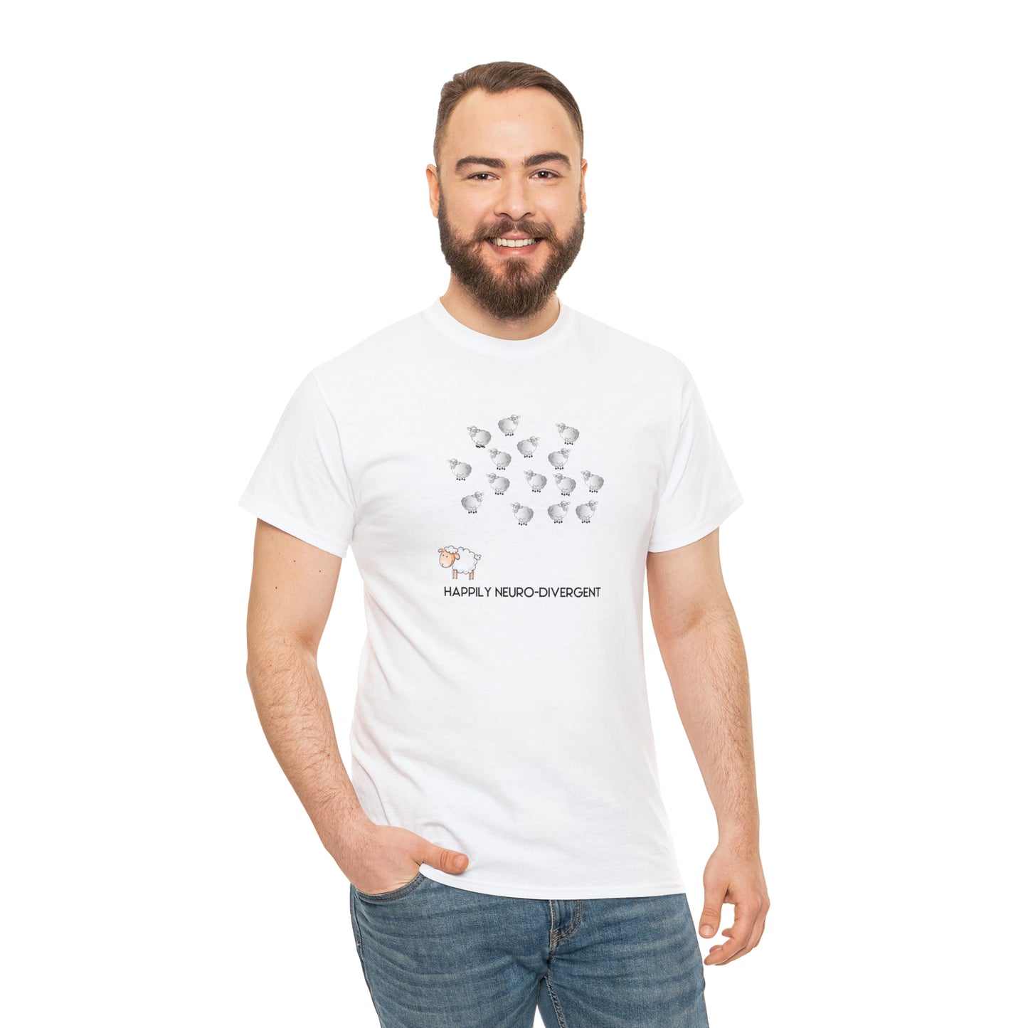 Happily Neuro-Divergent Cotton Tee