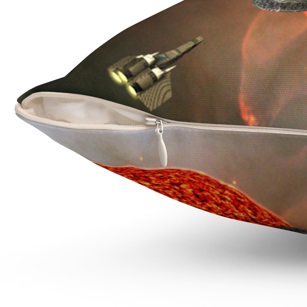 Ditmar 'Dick' Jenssen Binary Star Cushion Cover