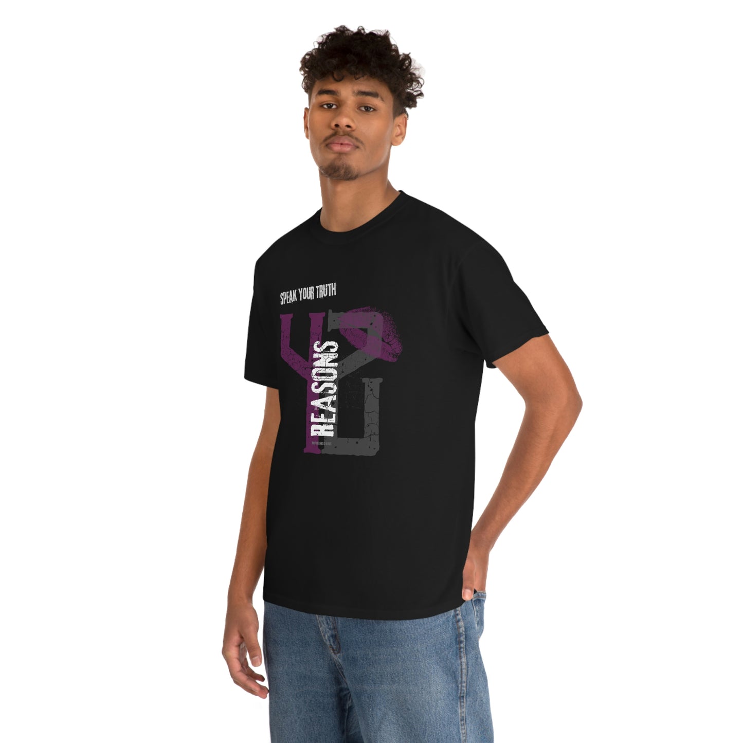 42 Reasons. Unisex Heavy Cotton Tee.