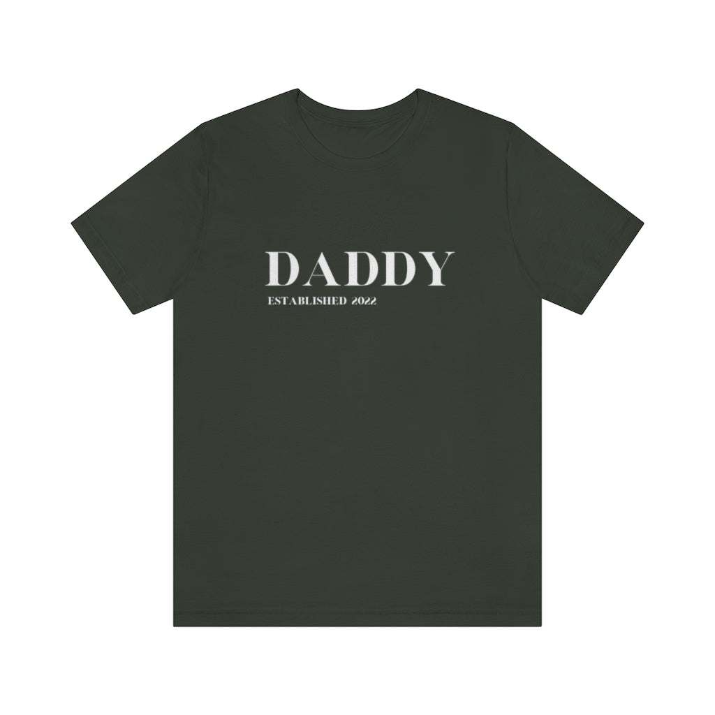 New Daddy Established 2022. Unisex Jersey Short Sleeve Tee