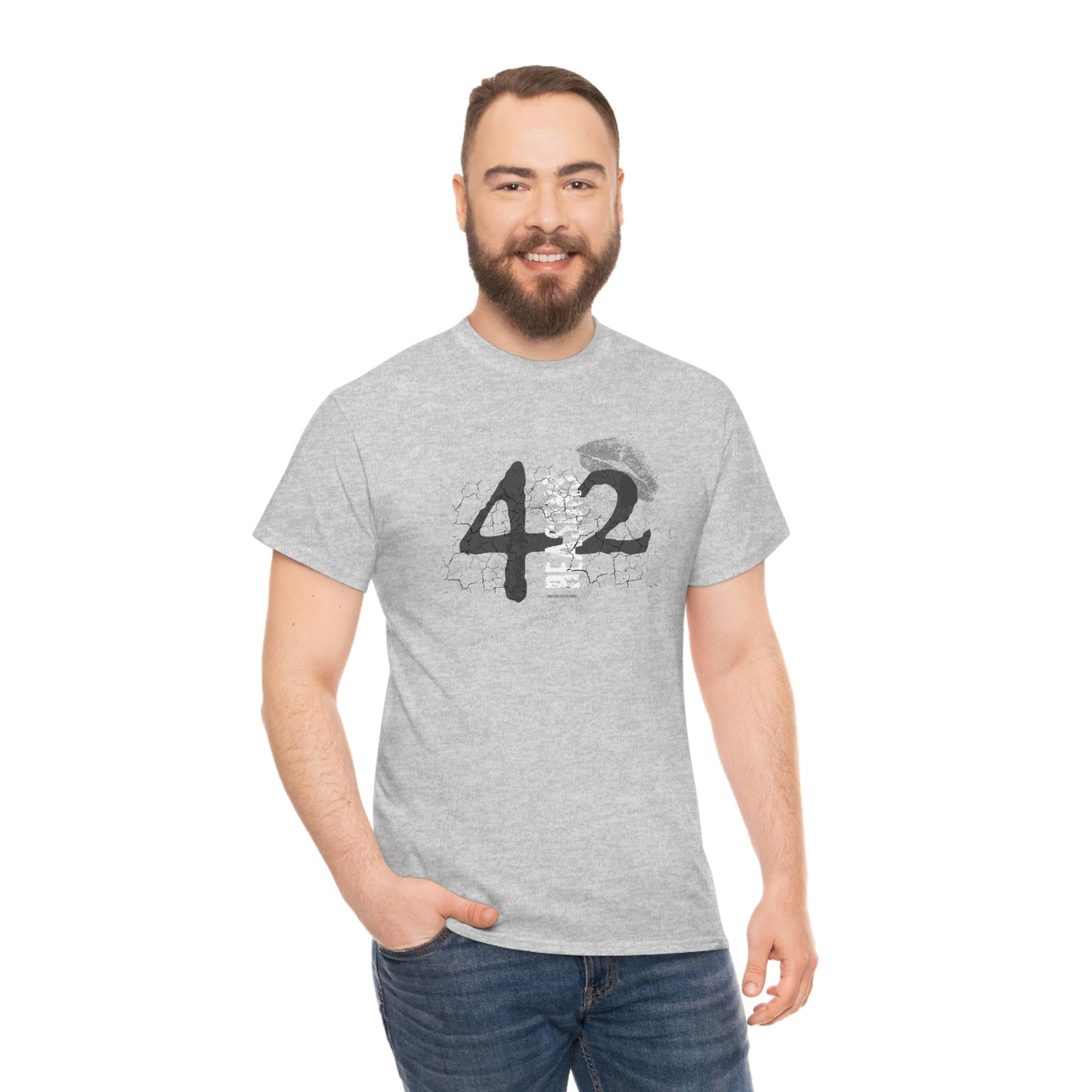 42 Reasons. Unisex Heavy Cotton Tee.