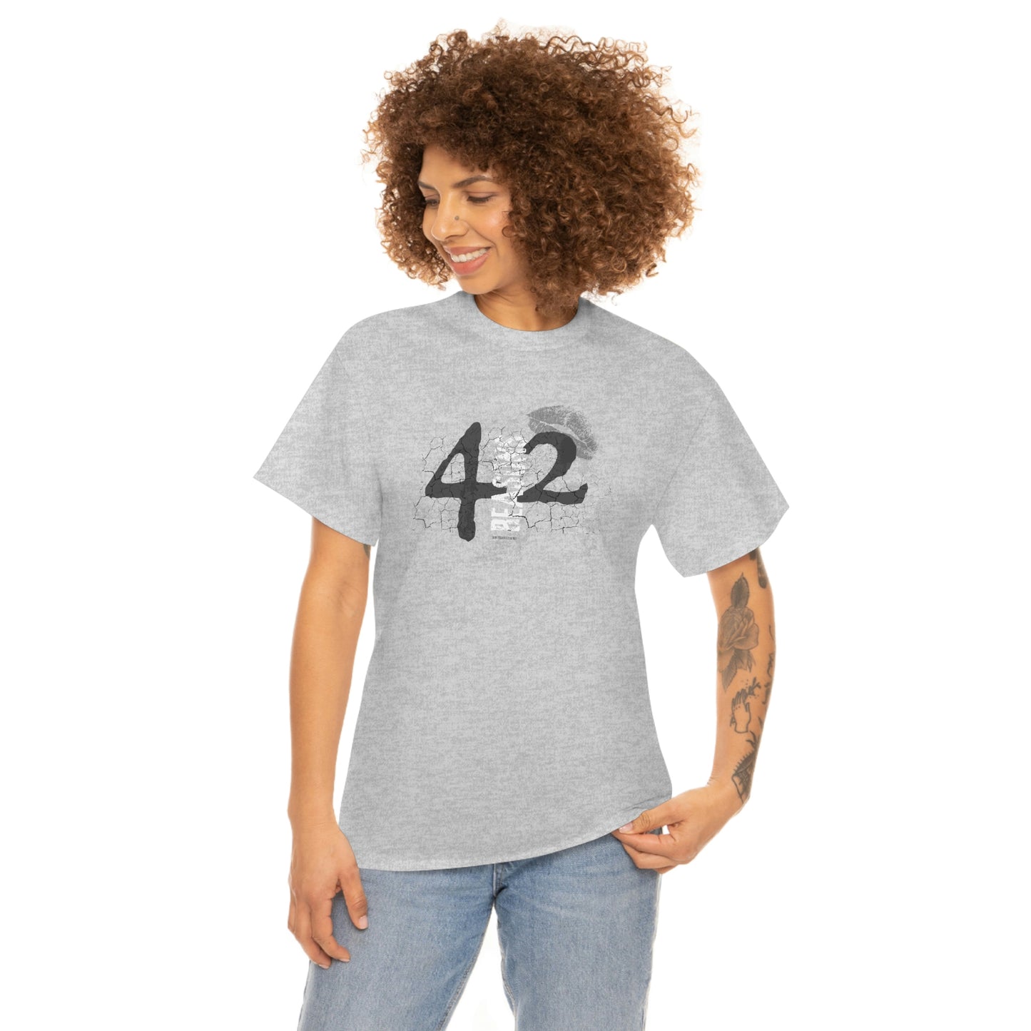 42 Reasons. Unisex Heavy Cotton Tee.