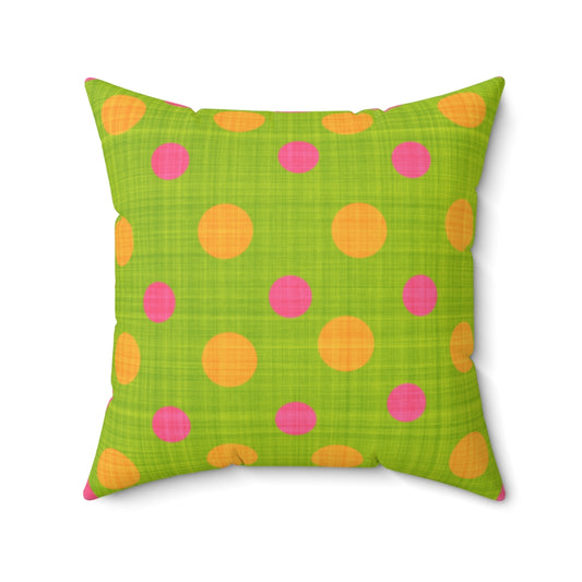 Green and Pink Spots.