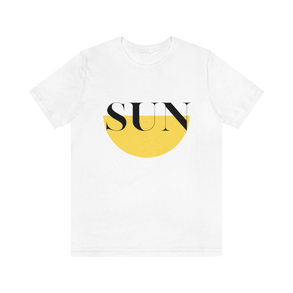 Sun. Unisex Jersey Short Sleeve Tee