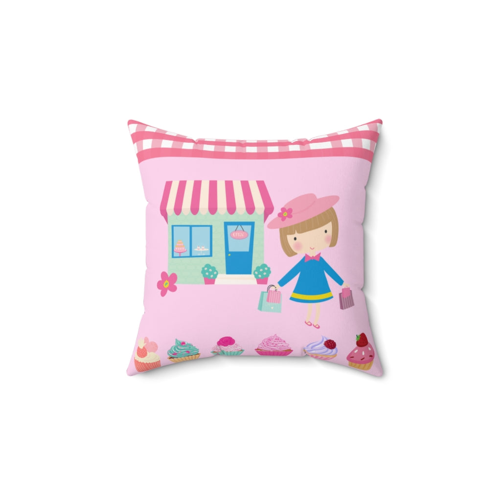 Cupcakes in Paris Cushion Cover