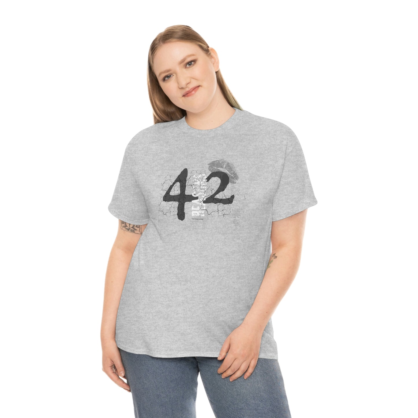 42 Reasons. Unisex Heavy Cotton Tee.