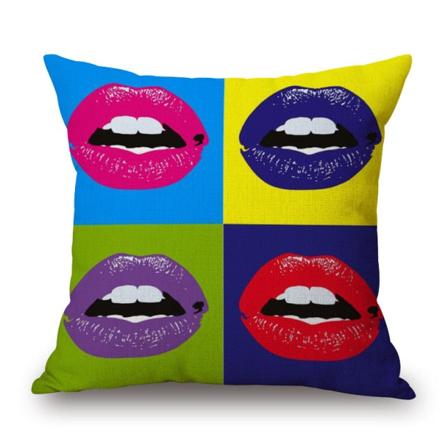 Pop Art Cushion Covers.