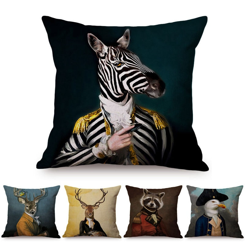 Animals With Attitude Cushion Cover Series.