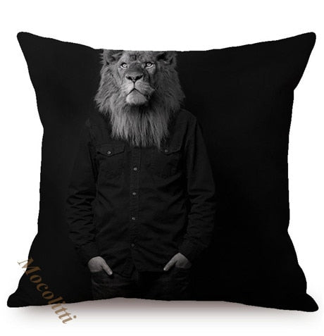 Animals With Attitude Cushion Cover Series.