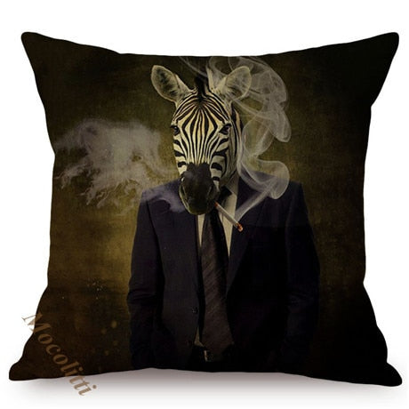 Animals With Attitude Cushion Cover Series.