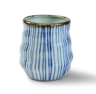 Hand Painted Lattice Tea Cup
