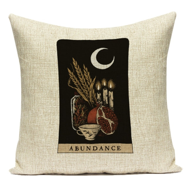 Tarot Cat Cushion Cover