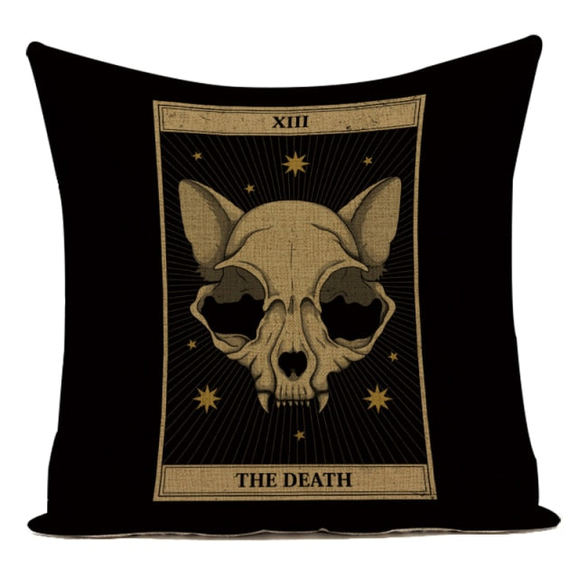Tarot Cat Cushion Cover