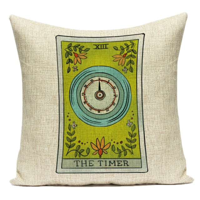 Tarot Cat Cushion Cover
