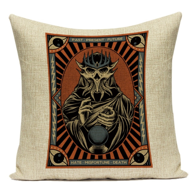 Tarot Cat Cushion Cover