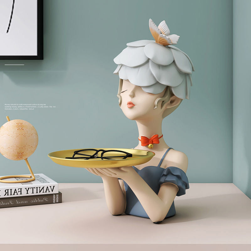 Girl With The Tray Ornament