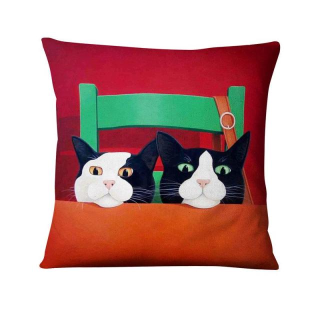 Fashion Cats Cushion Covers.