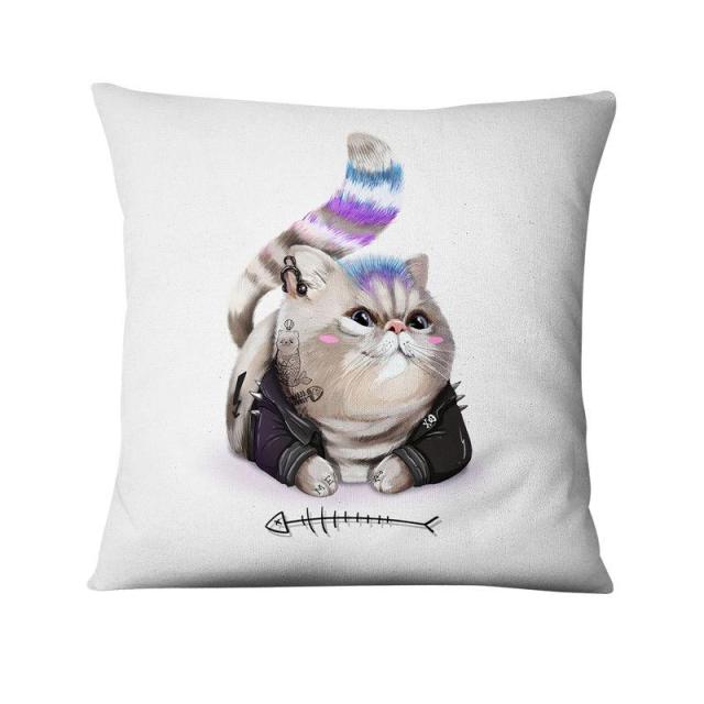 Fashion Cats Cushion Covers.