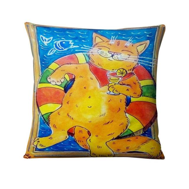 Fashion Cats Cushion Covers.