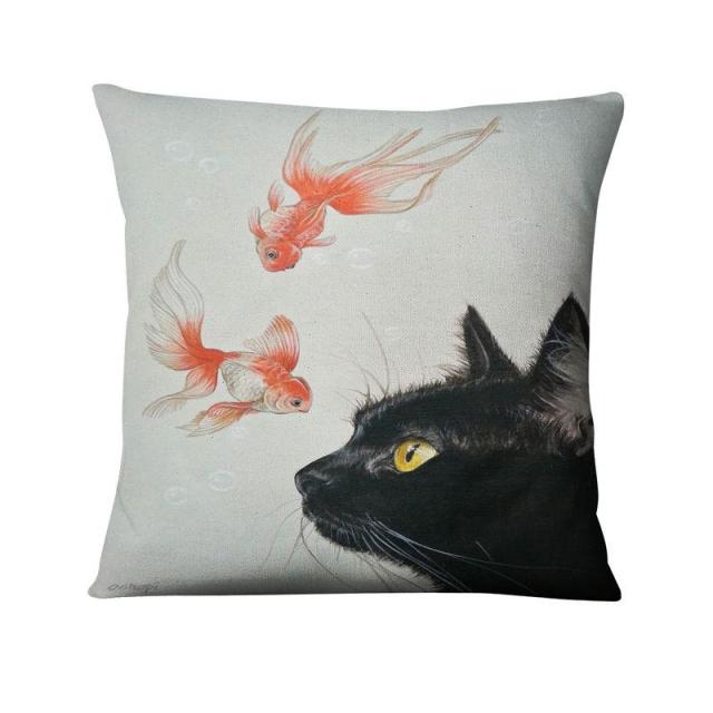 Fashion Cats Cushion Covers.