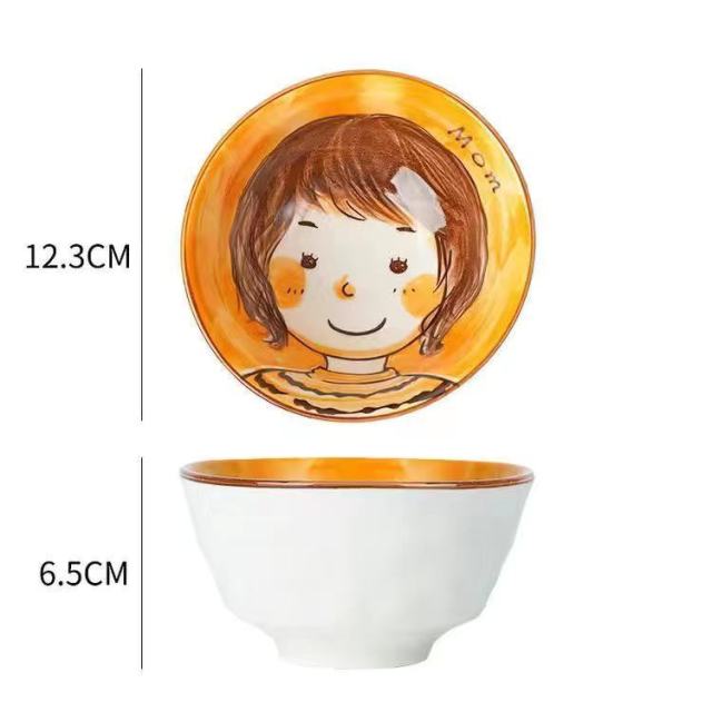 Happy Faces Ceramic Bowls.