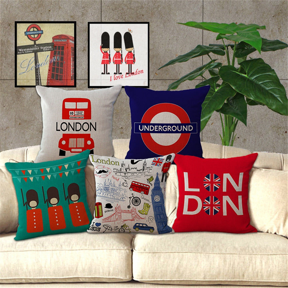 London Lovers Cushion Covers.
