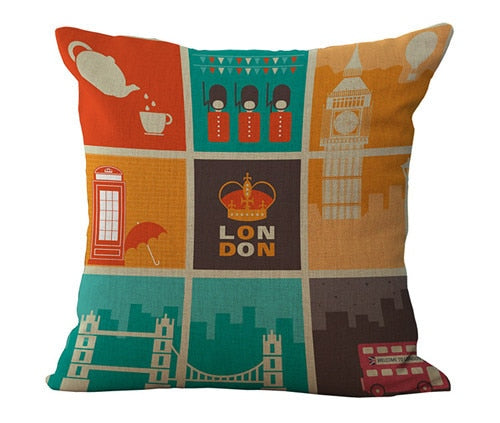 London Lovers Cushion Covers.