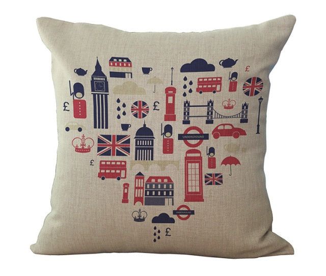 London Lovers Cushion Covers.