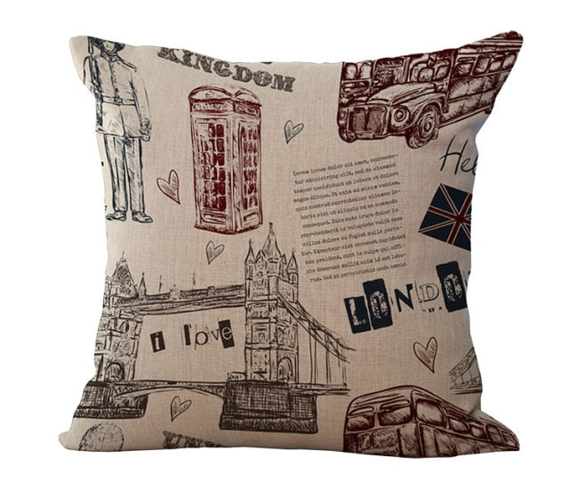 London Lovers Cushion Covers.