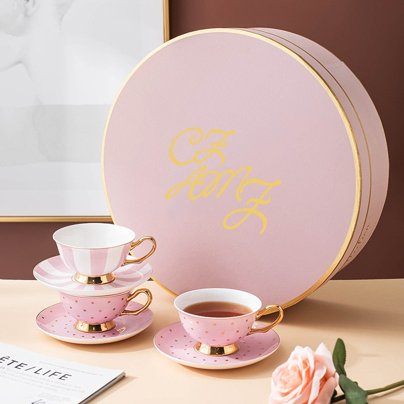 Gift Packed British Bone China Cup and Saucer.