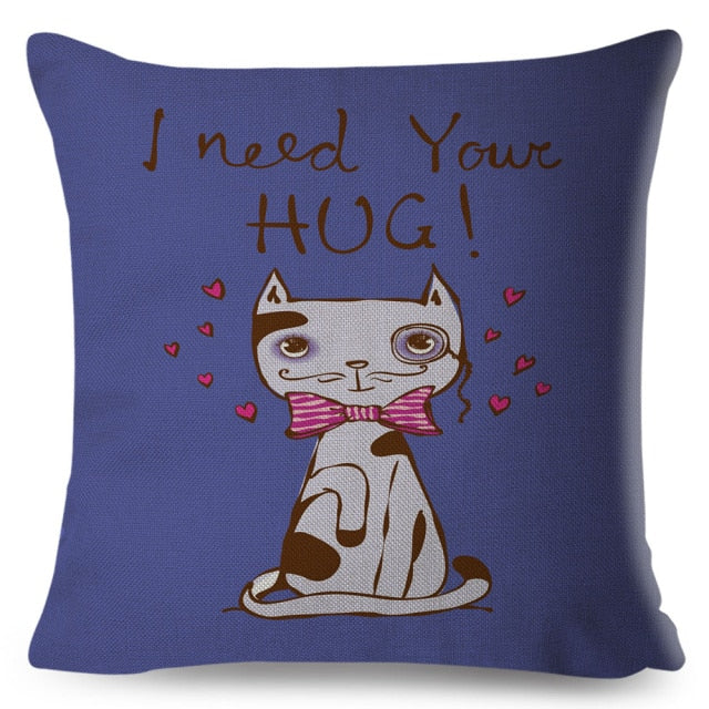 I Love You To The Moon and Back Cat Cushion Cover Series.