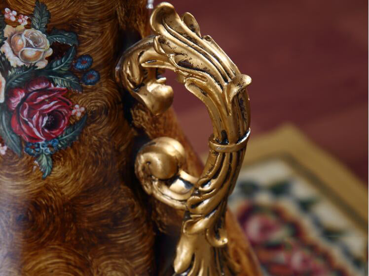 Beautiful Floral Ceramic and Porcelain Vase