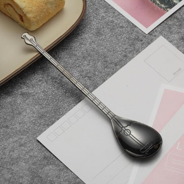 Guitar Shaped Coffee Stirring Spoon