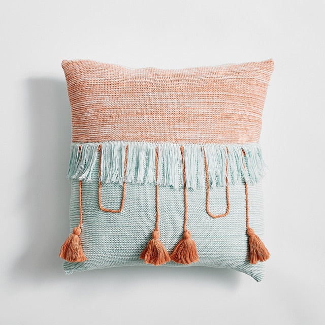 Tassels and Fringes Cushion Cover