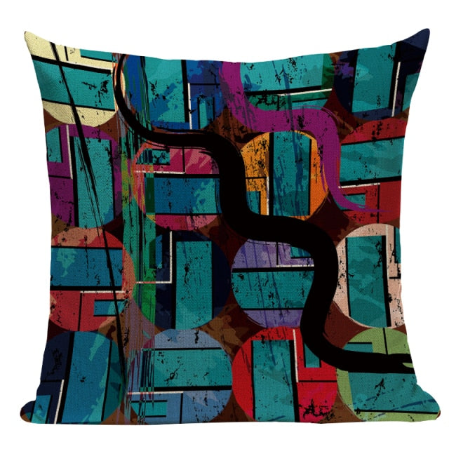 Retro Style Cushion Covers
