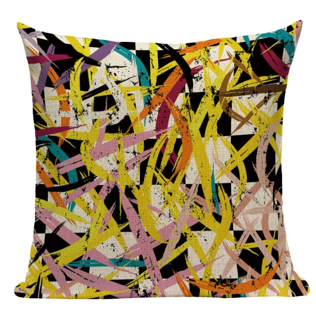 Retro Style Cushion Covers
