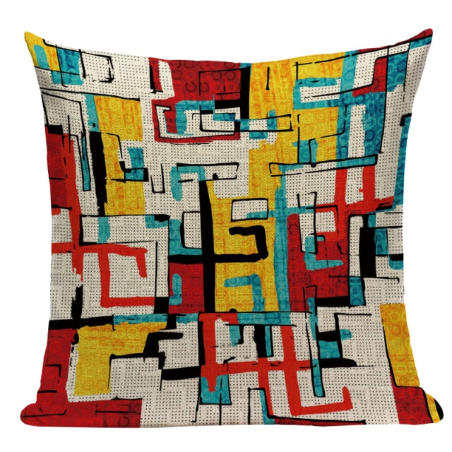 Retro Style Cushion Covers