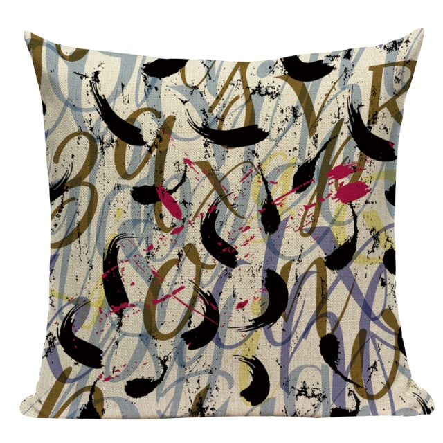 Retro Style Cushion Covers