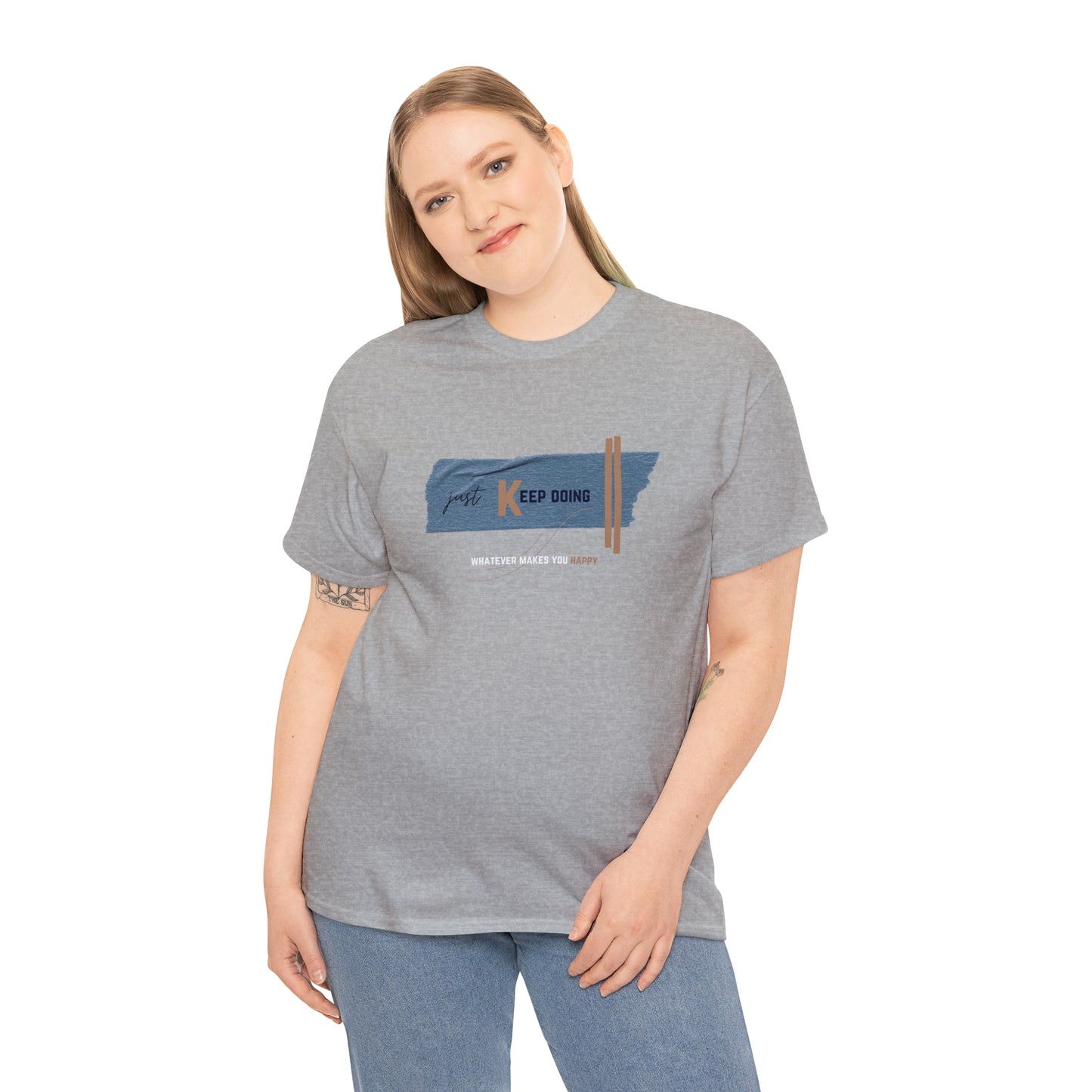 Unisex Heavy Cotton Tee - Keep Doing