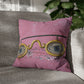 Gold Glasses. Cushion Cover.