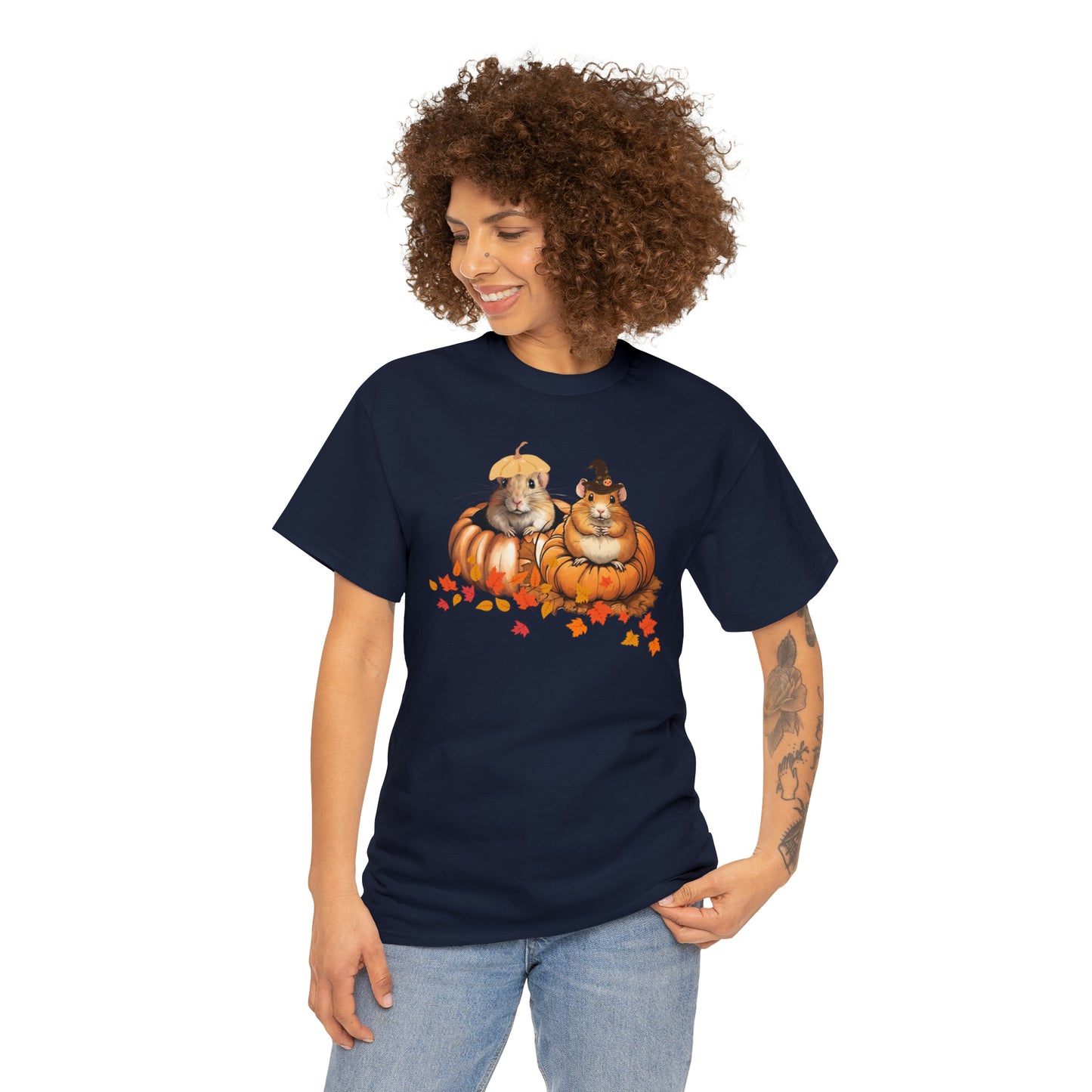 Unisex Heavy Cotton Tee - Two gerbils